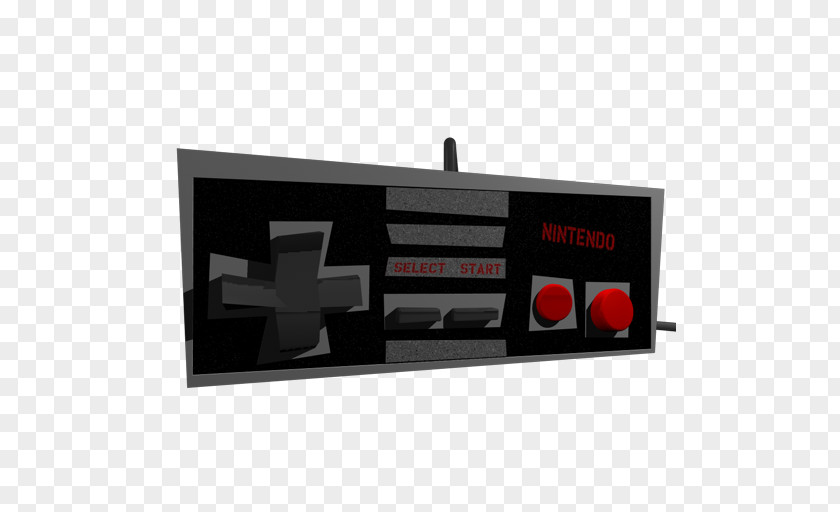 Nintendo Controller 1 Hardware Angle PNG