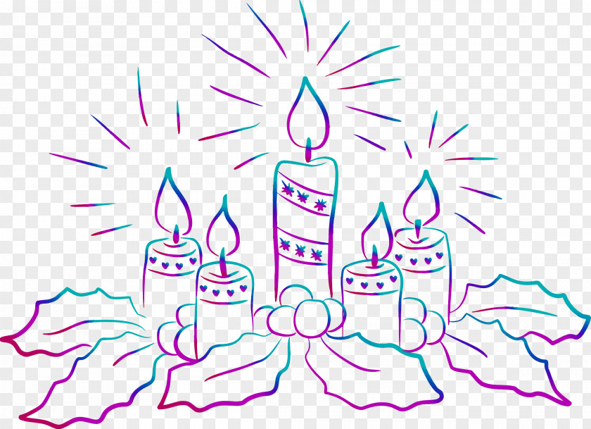 Candle Advent Birthday Cake Christmas Drawing Clip Art PNG