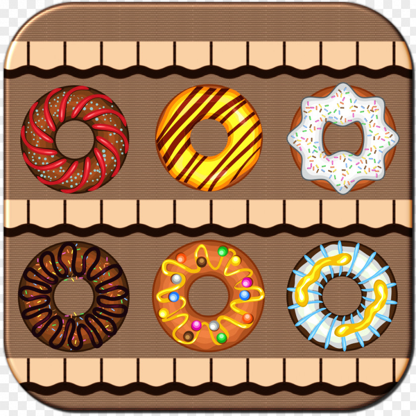 Donuts Vector Food Circle Font PNG