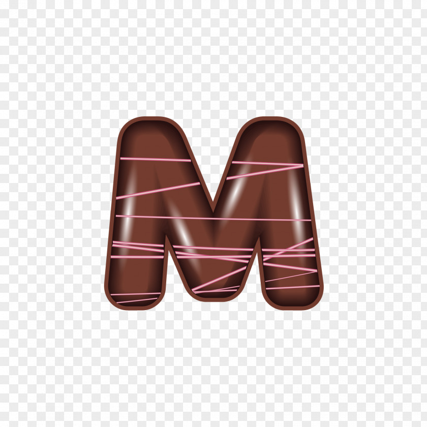 The Chocolate Alphabet M Letter Computer File PNG