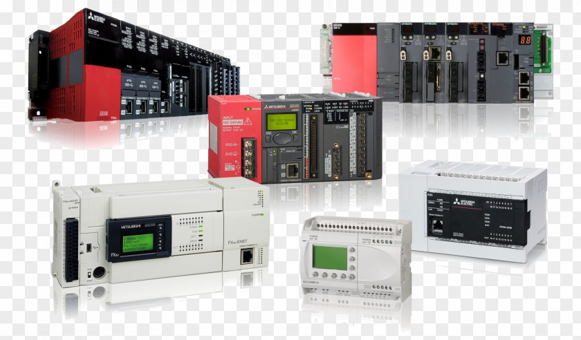 Automation Programmable Logic Controllers Electronics Mitsubishi Electric Melsec PNG