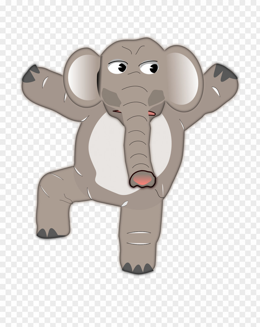 Cartoon Elephant Indian Elephantidae Clip Art PNG