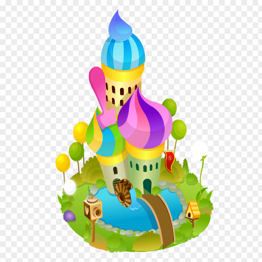 Children's Castle Child Animation PNG