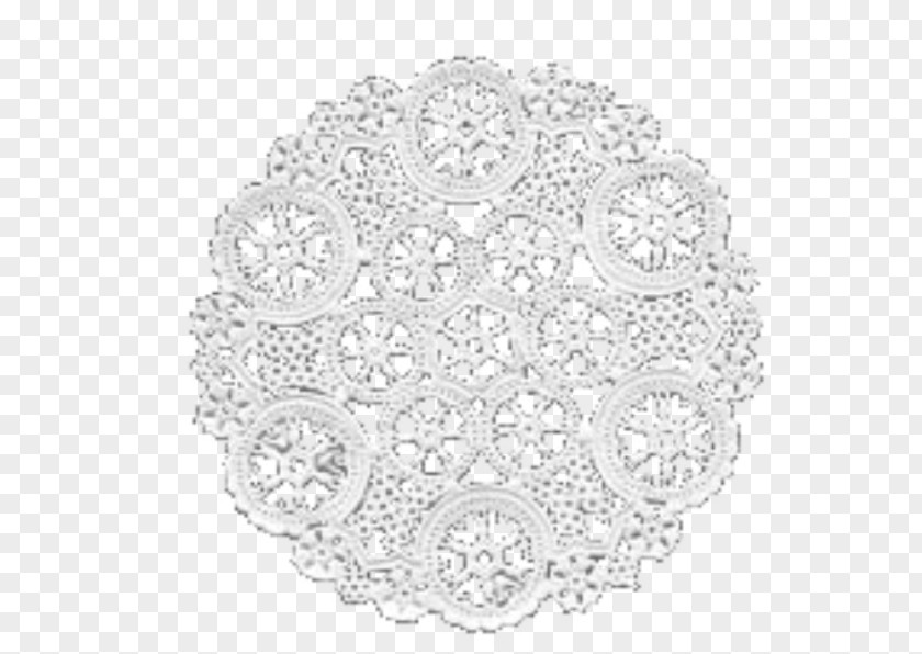 Design Doily Place Mats White PNG