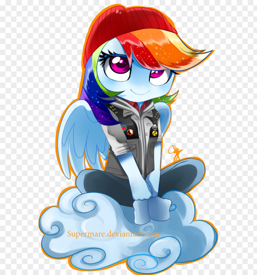 Rainbow Dash Infamous Second Son Fluttershy Pony Fan Art PNG