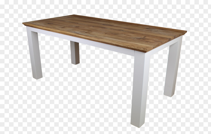 Table Eettafel Oak White Furniture PNG