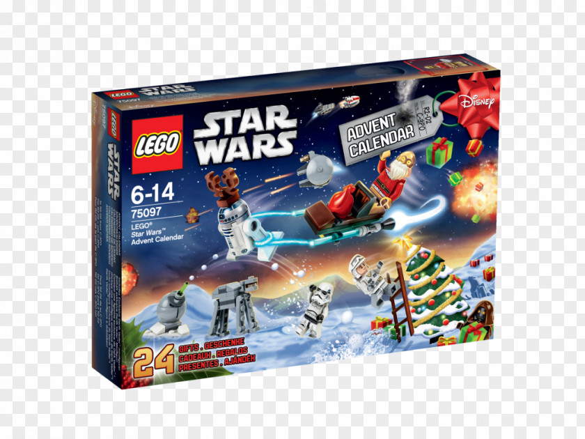 Toy LEGO Star Wars : Microfighters Advent Calendars 75097 Calendar PNG