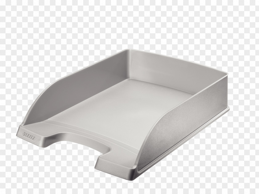 Tray Esselte Leitz GmbH & Co KG Paper Silver Plastic Office Supplies PNG