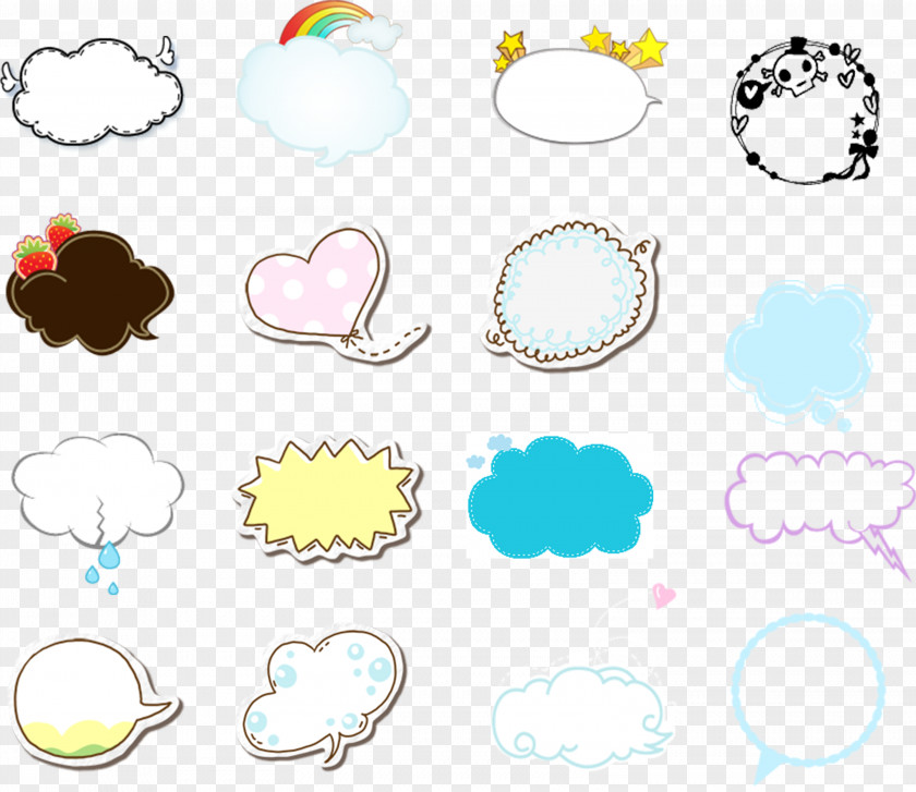 Cute Page Tag Message Box Speech Balloon Dialog PNG