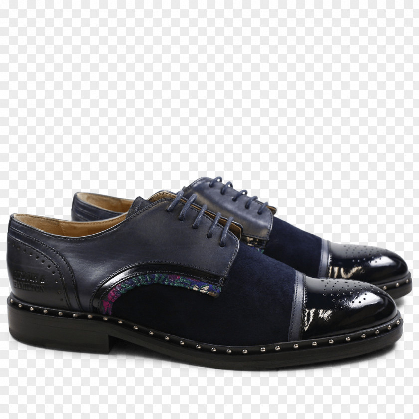 Sneakers Derby Shoe Suede Navy PNG