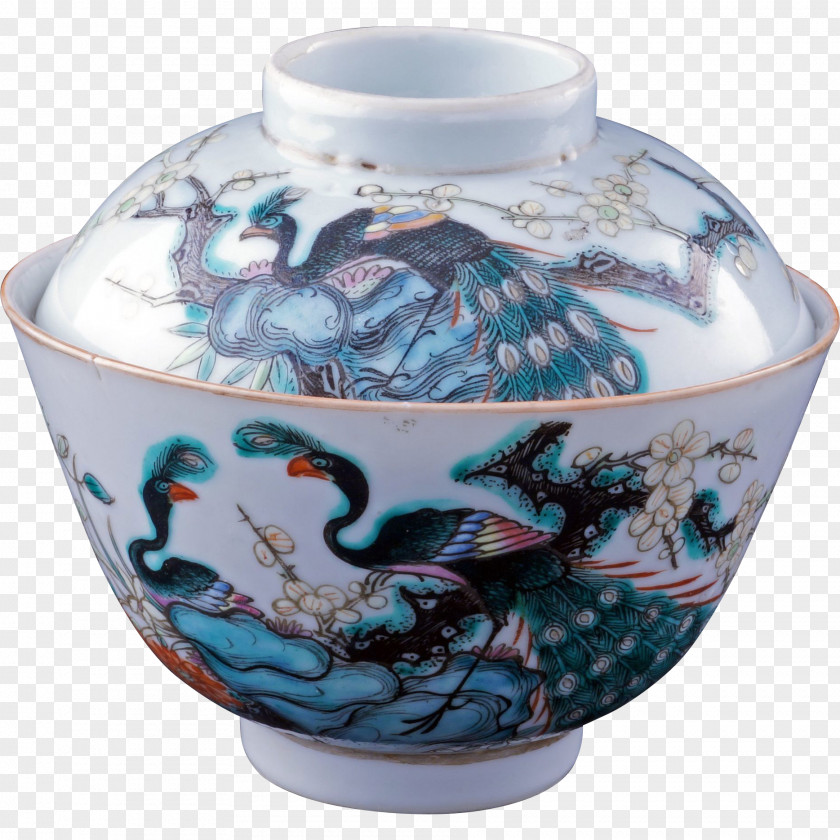 Vase Porcelain Tableware Ceramic Blue And White Pottery PNG