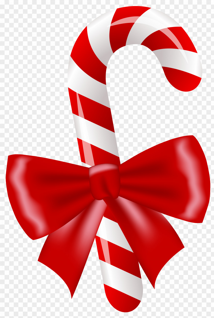 Christmas Candy Cane Red Font PNG
