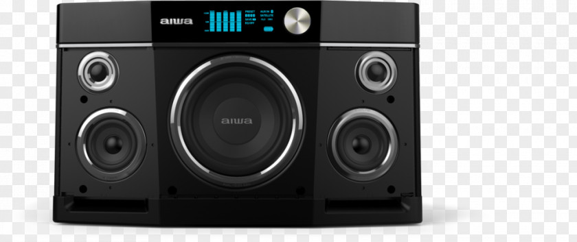 Front Stereo Display Subwoofer Sound Aiwa Wireless Speaker Loudspeaker PNG