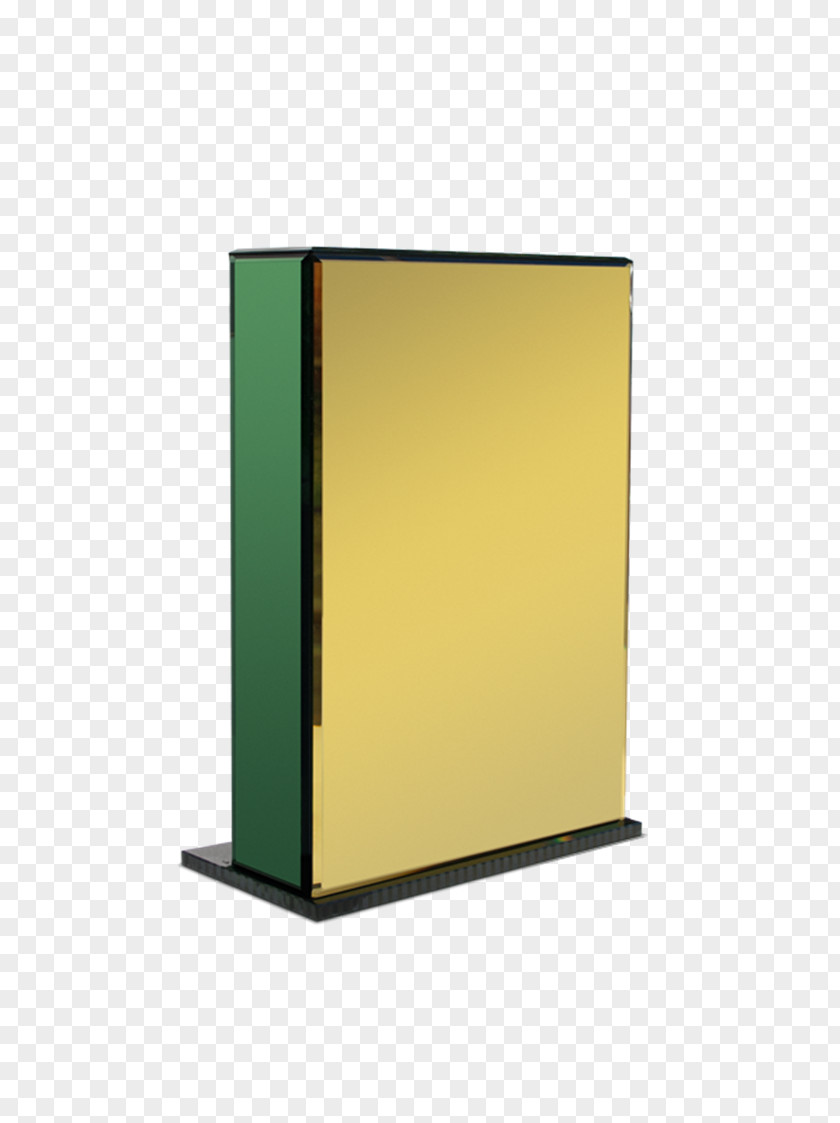 Mirror Reflection Light Rectangle Vase Green PNG