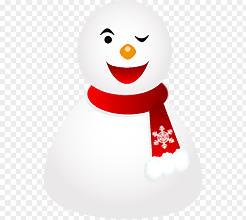 Red Scarf Snowman Christmas ICO Icon PNG