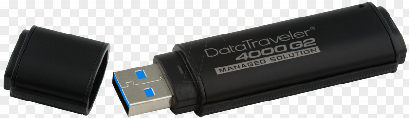 Usb Flash USB Drives Data Storage Kingston Technology Computer Hardware Hardware-based Full Disk Encryption PNG