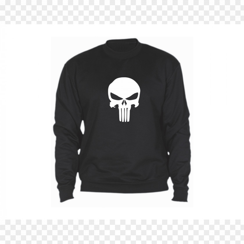 Angry Skull Punisher T-shirt Clothing Bluza Hoodie PNG