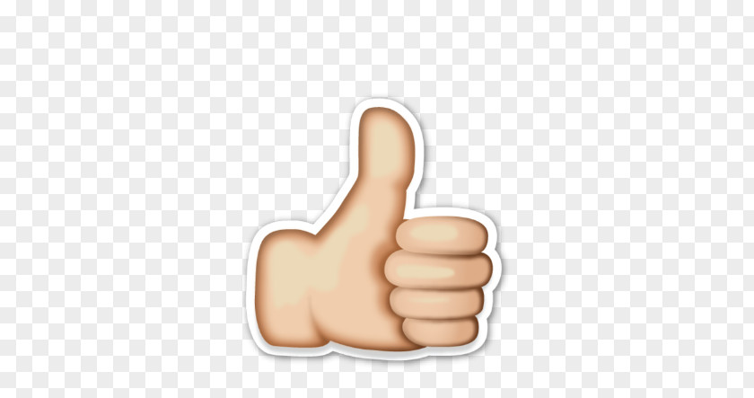 Emoji Emoticon Thumb Signal PNG