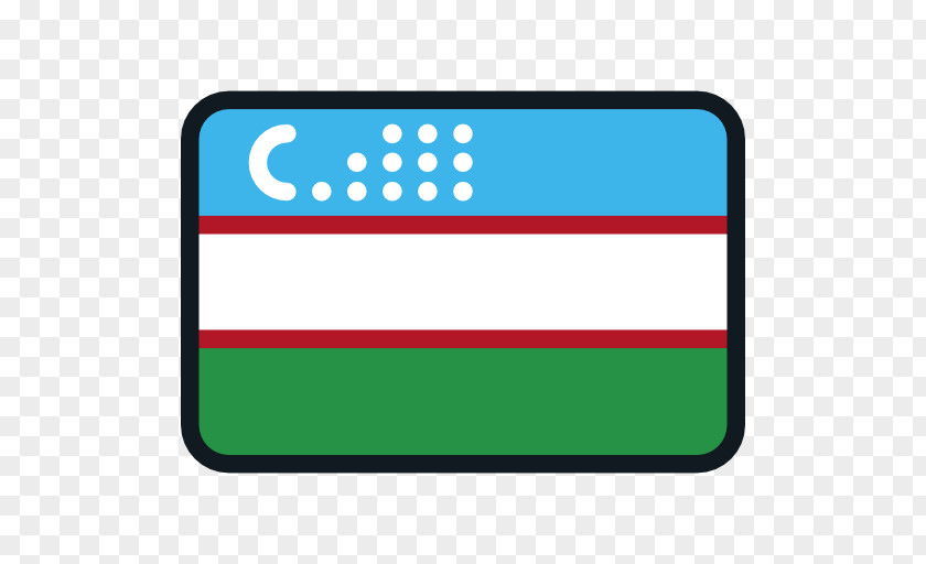 Flag Uzbekistan PNG