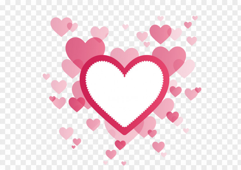Heart-shaped Frame Valentine's Day Heart Download PNG