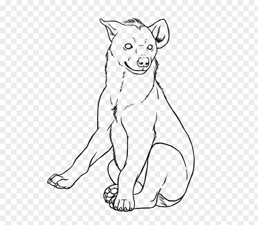 Hyena Whiskers Spotted Line Art DeviantArt PNG