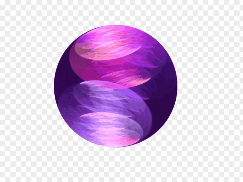 Purple Marble Ball Clip Art PNG