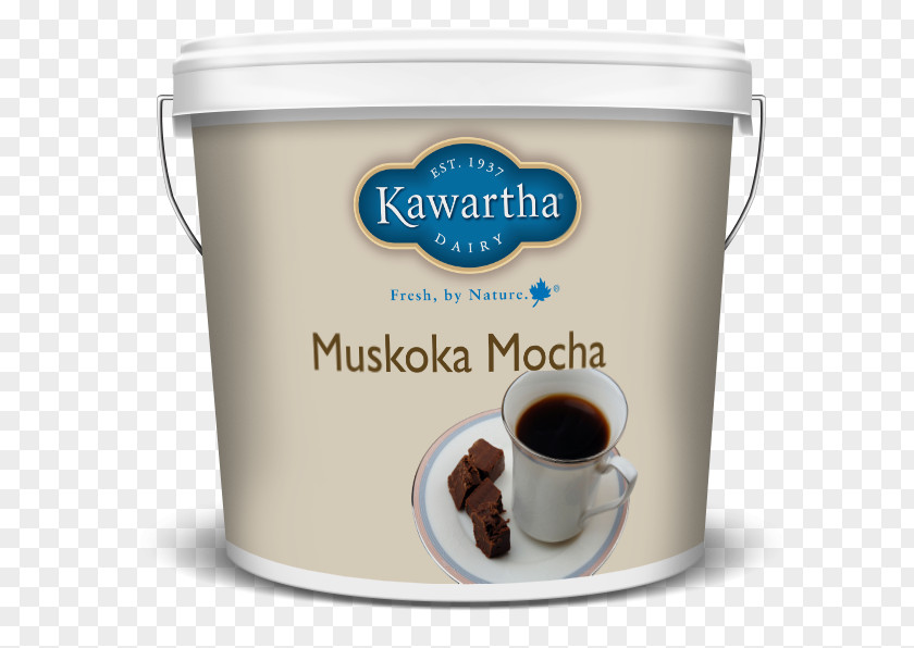 Iced Mocha Ice Cream Milk Frozen Yogurt Kawartha Dairy Company PNG