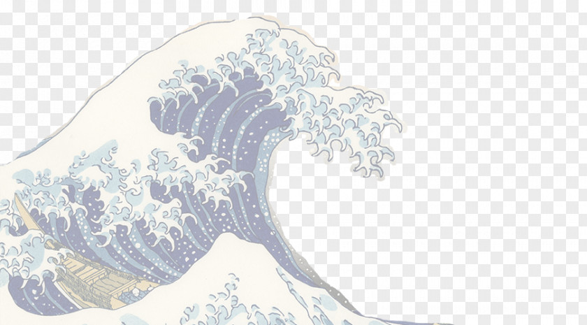 Japan The Great Wave Off Kanagawa Japanese Art Ukiyo-e PNG
