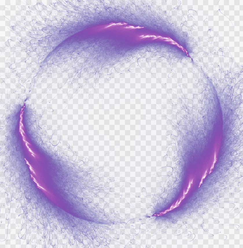 Purple Round Effect Of Light Element PNG round effect of light element clipart PNG