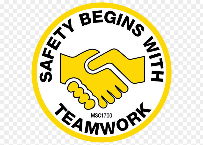 Teamwork Quotes Safety Begins With Clip Art Accuform MGNF524XV 10
