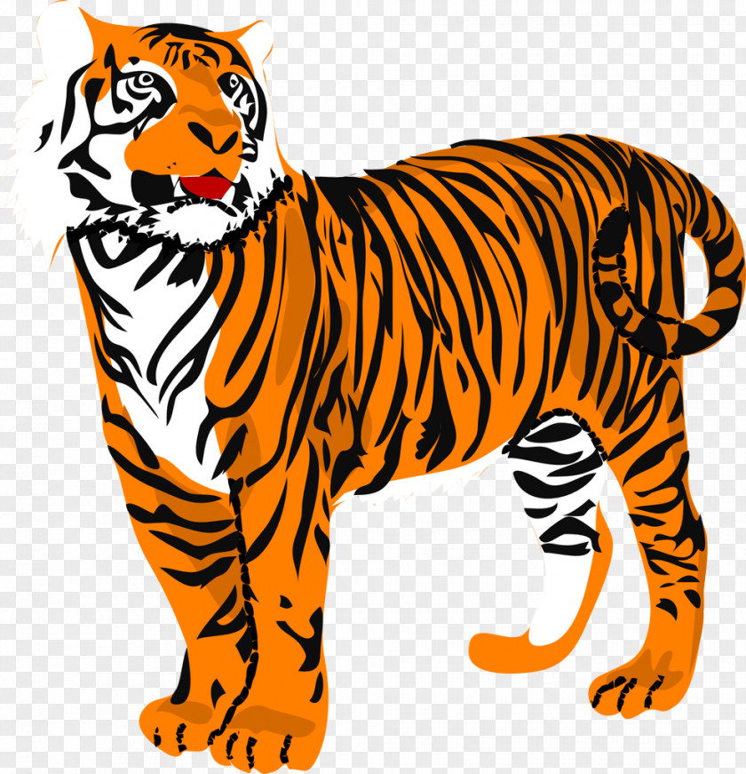Tiger Tail Clip Art PNG
