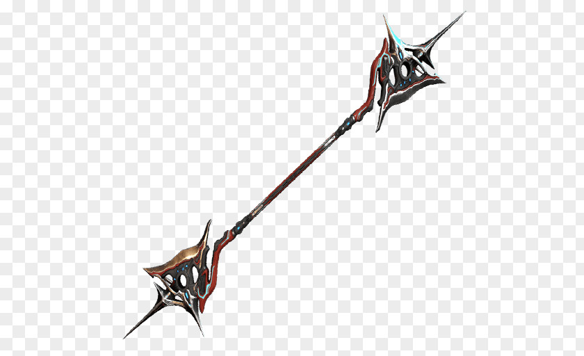 Warframe Pole Weapon Blade Blueprint PNG