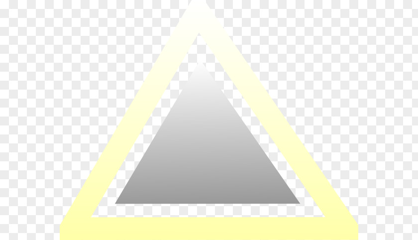 Yellow Triangle Font PNG