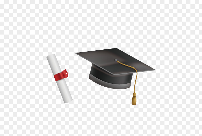 Bachelor Graduation Cap And Manual Ceremony Academic Degree PNG