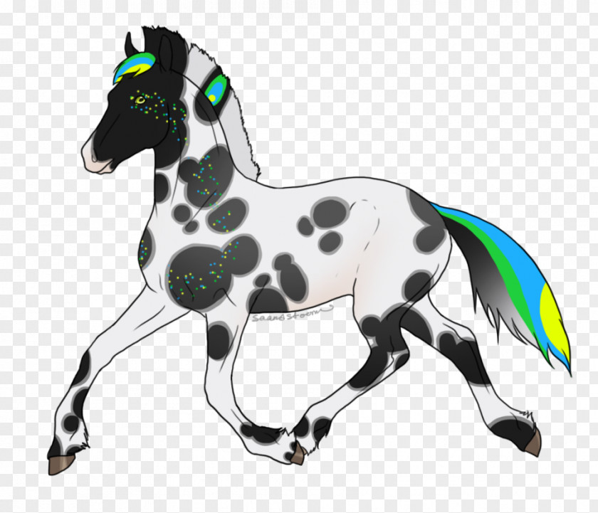 Ghost Town Pony Mustang Stallion Foal Colt PNG