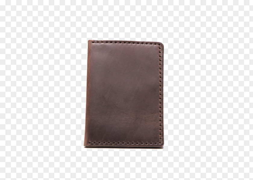 Linen Thread Wallet Leather Brown PNG