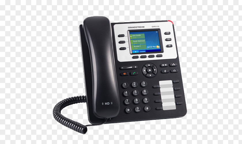 Business Grandstream Networks VoIP Phone GXP2130 GXP1625 Telephone PNG