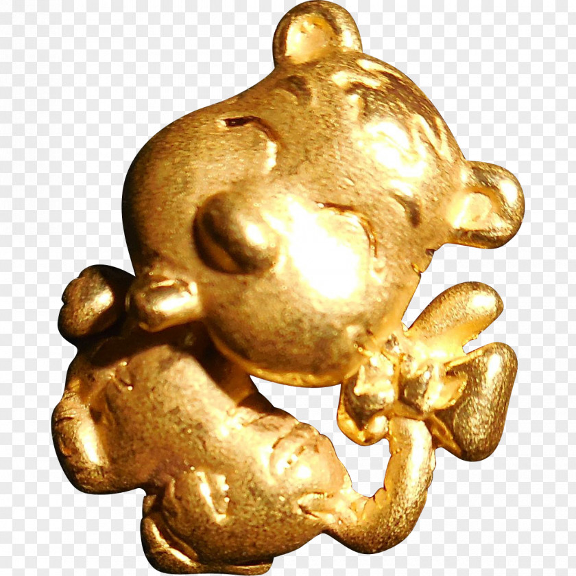 Gold 01504 Christmas Ornament Animal Material PNG