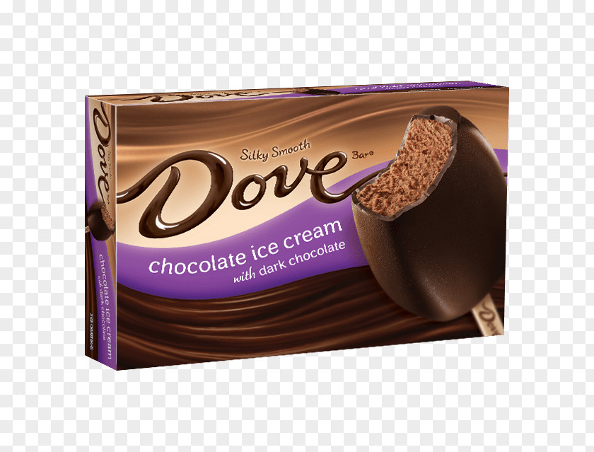 Ice Cream Chocolate Bar DOVE Dark PNG