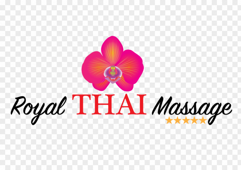 Massage Logo Petal Brand Font Pink M PNG