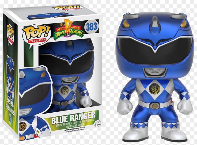 Metalic Blue Billy Cranston Funko Power Rangers Action & Toy Figures PNG