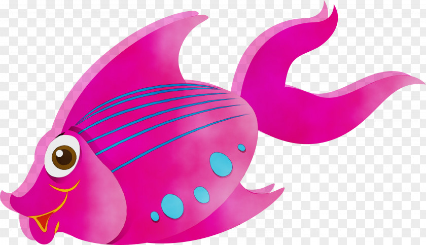 Pink Fish Animal Figure Magenta PNG