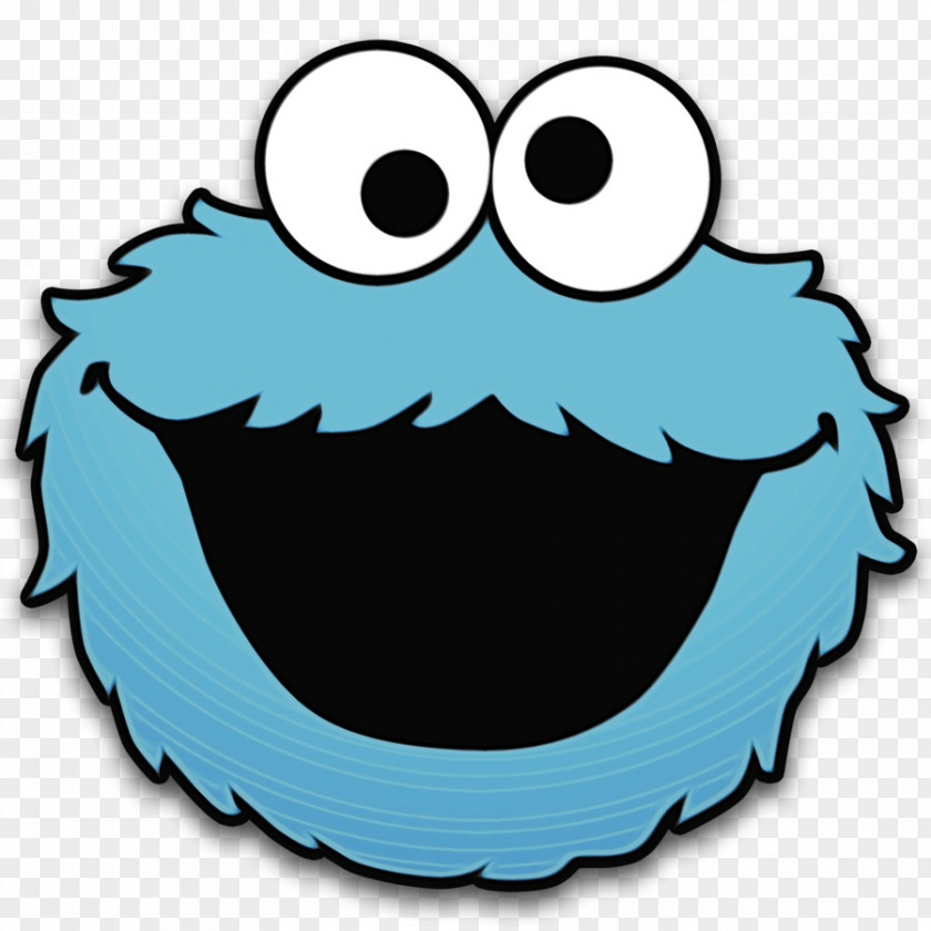 Sticker Mouth Sesame Street PNG