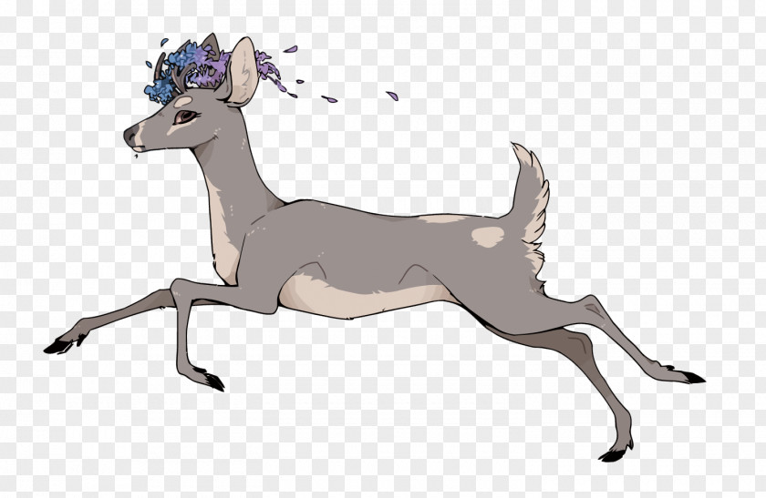Vector Run Deer Italian Greyhound Reindeer PNG
