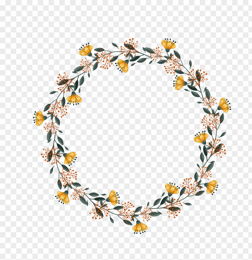 Vector Wedding Wreath PNG