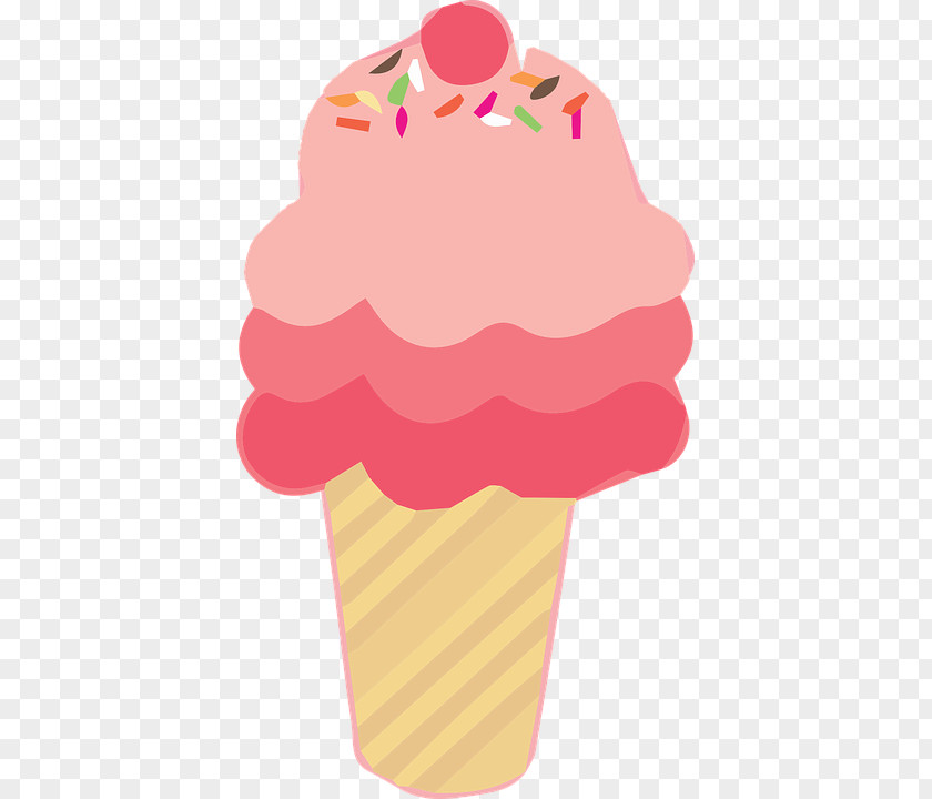 Ice Cream Vector Cones Clip Art PNG