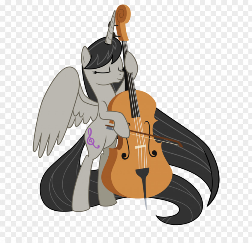 My Little Pony Winged Unicorn Violin Princess Luna PNG