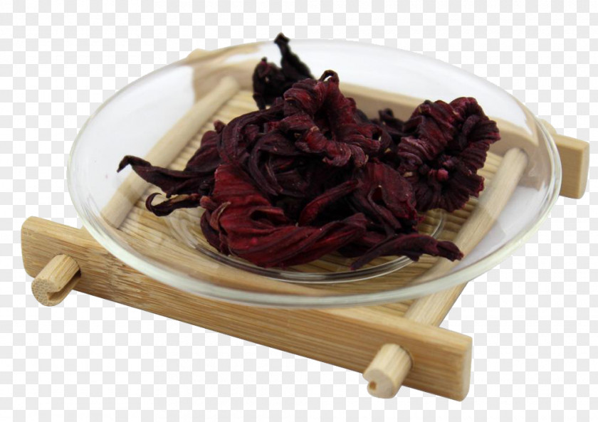 Roselle Picture Material On Wood PNG
