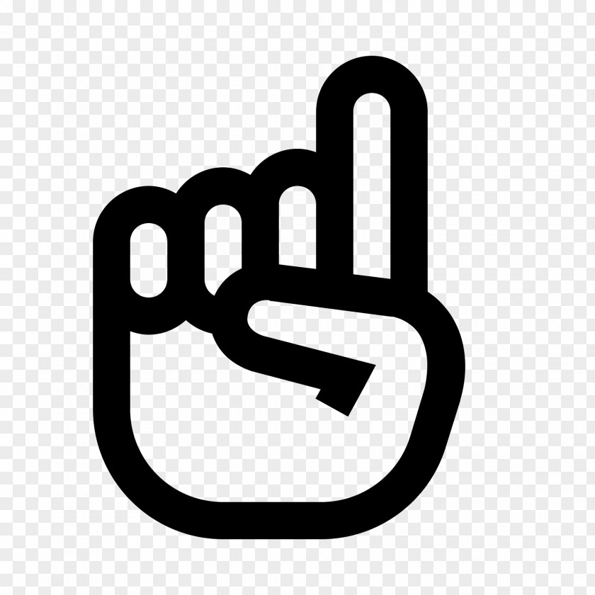 Symbol Index Finger Middle Foam Hand PNG