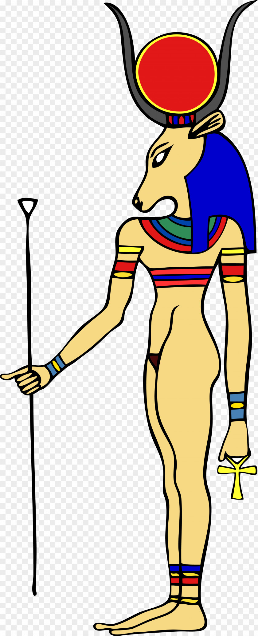 Egyptian Gods Ancient Deities Hathor Horus Deity PNG